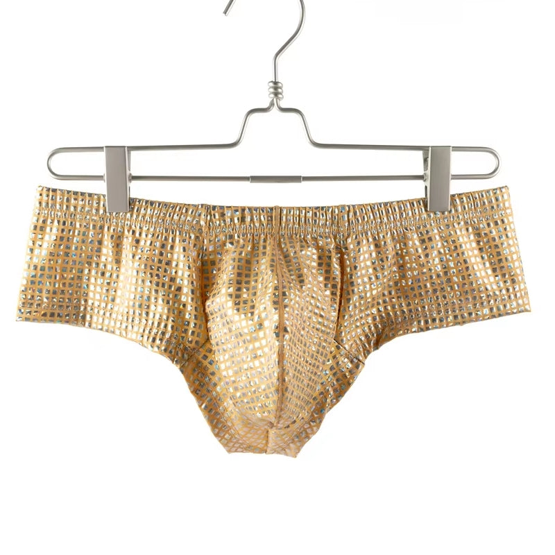 Men's Sexy Small Boxers Taste Underpants Gold Men Briefs - Tophatter Daily Deals