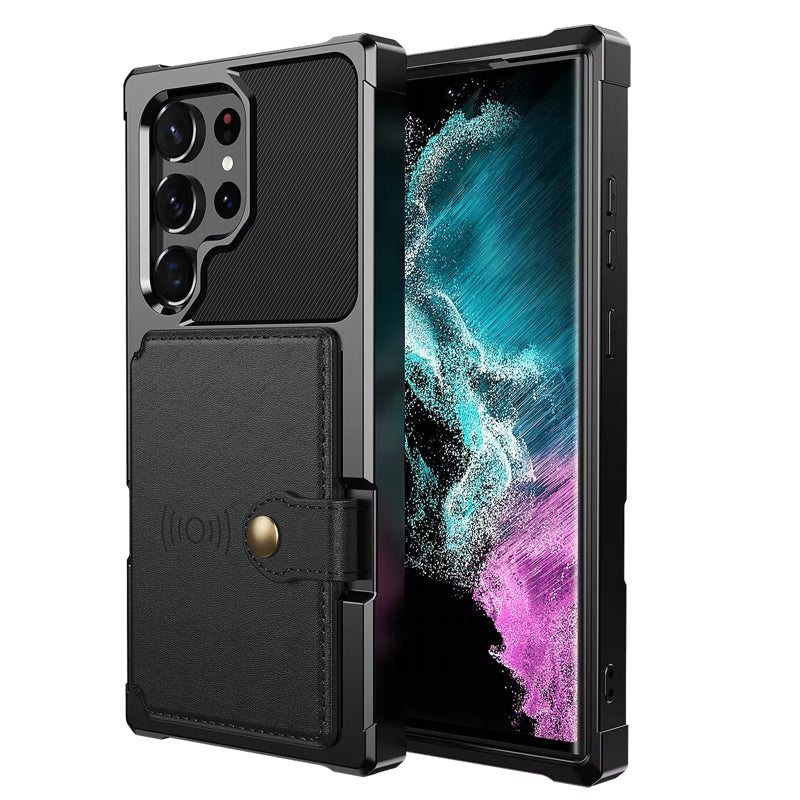 For Galaxy S25 S24 S23 Ultra S25 Plus Credit Card Case Cover Samsung Cases - Tophatter Daily Deals