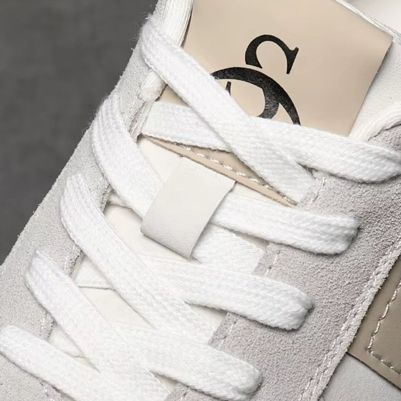 Cow Suede Leather Sneakers For Men Sport Shoes Men Sneakers - Tophatter Daily Deals