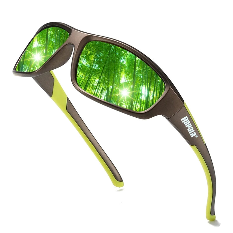 Male Sport Sun Glasses Hiking UV400 Eyewear Green Sunglasses - Tophatter Daily Deals