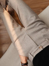Women Harem Pencil Woolen Pants Jumpsuits & Pants - Tophatter Daily Deals