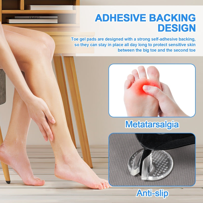 Round Flip-flop Clip Foot Pad 6 Pair Body Pads - Tophatter Daily Deals
