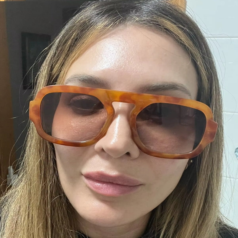 Women Fashion Gradient Shades UV400 Men Punk Sun Glasses Sunglasses - Tophatter Daily Deals