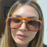 Women Fashion Gradient Shades UV400 Men Punk Sun Glasses Sunglasses - Tophatter Daily Deals