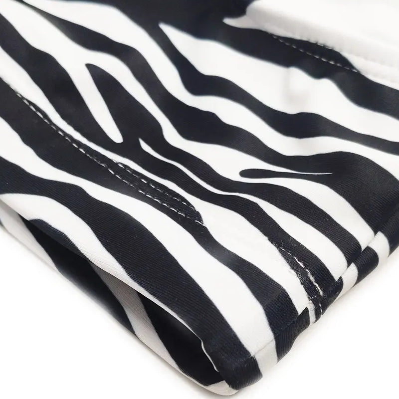 Men's Swim Briefs Zebra Printed Swimwear with Pad gifts Swimsuit - Tophatter Daily Deals