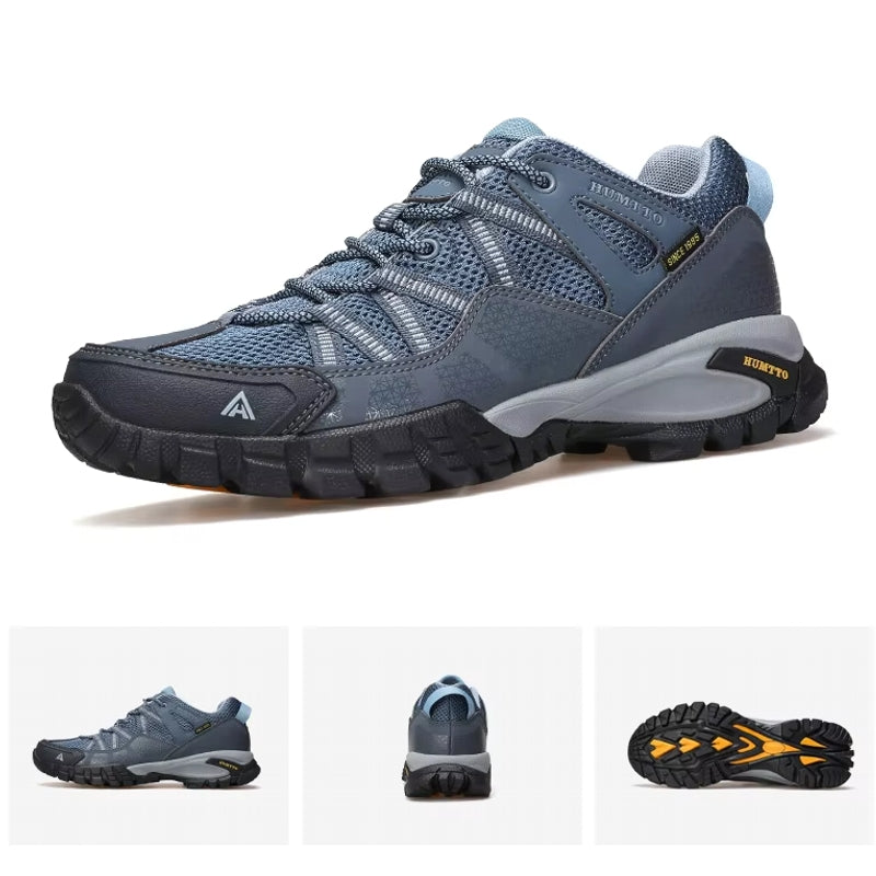 Hiking Shoes For Outdoor Climbing Camping Gray Men Sneakers - Tophatter Daily Deals