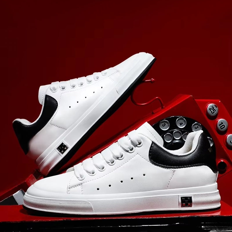 Elevate Your Style and Comfort Leisure Sport Shoes 6cm Men Sneakers - Tophatter Daily Deals