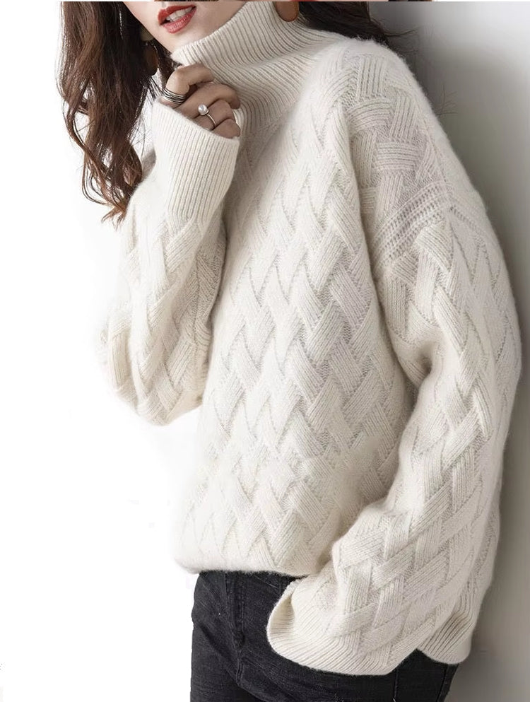 Women Loose Sweater Winter Long Sleeve Blouse Blouses - Tophatter Daily Deals