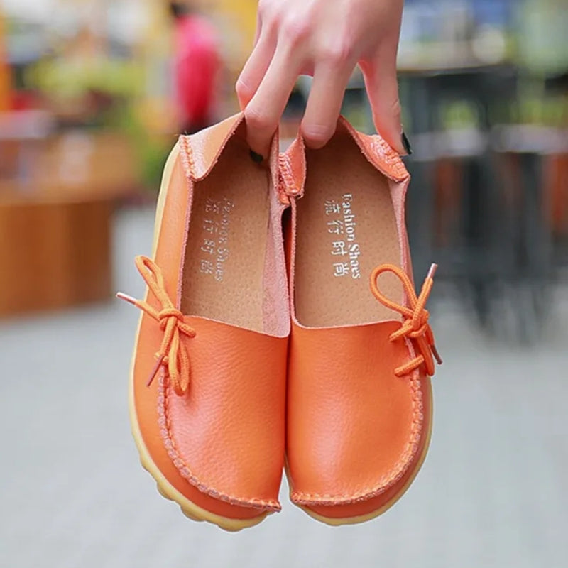 Women Shoes Slip On Bow Tie Flats Tennis Shoes Orange Women Shoes - Tophatter Daily Deals