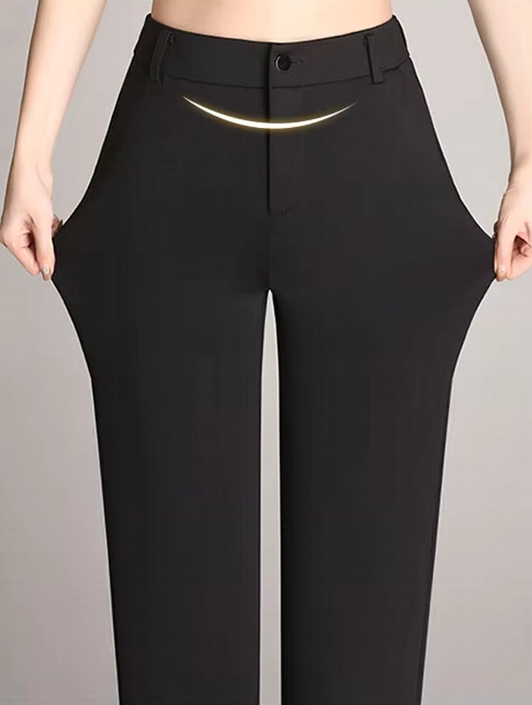 Women Pants Autumn Casual Wide Leg Flared Pants Pants - Tophatter Daily Deals