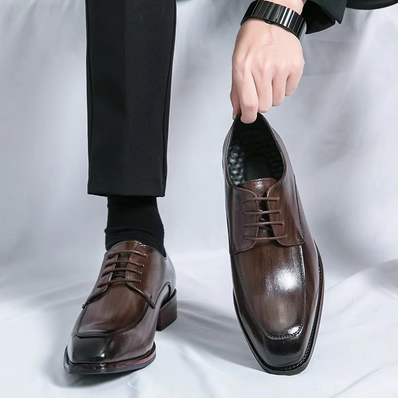 Fashion Formal Office Business Leather Shoes Men Dresses Shoes - Tophatter Daily Deals