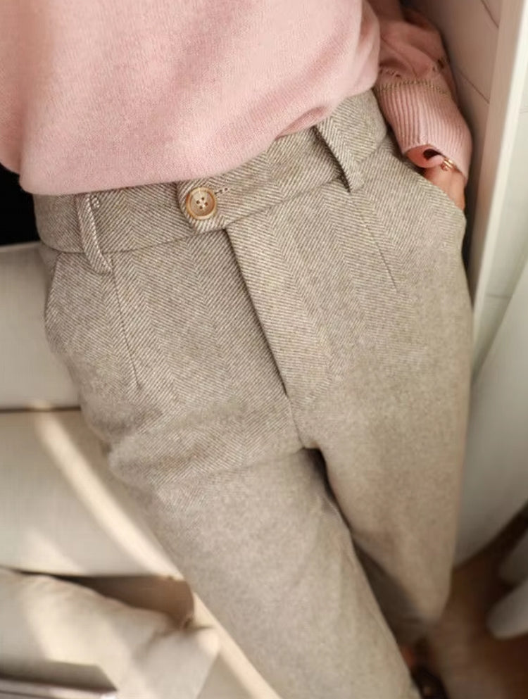 Women Harem Pencil Woolen Pants Jumpsuits & Pants - Tophatter Daily Deals