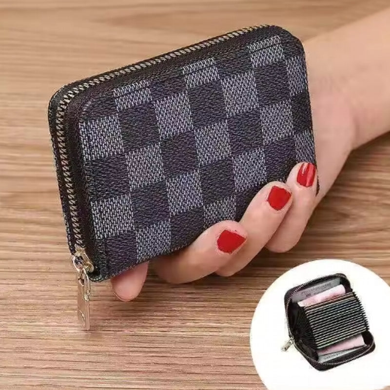 Accordion Style ID Driver License Card Holder Black Wallets - Tophatter Daily Deals