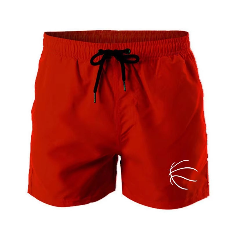 Men Swim Shorts Swim Trunks Quick Dry Board Shorts Wine Red Pants - Tophatter Daily Deals