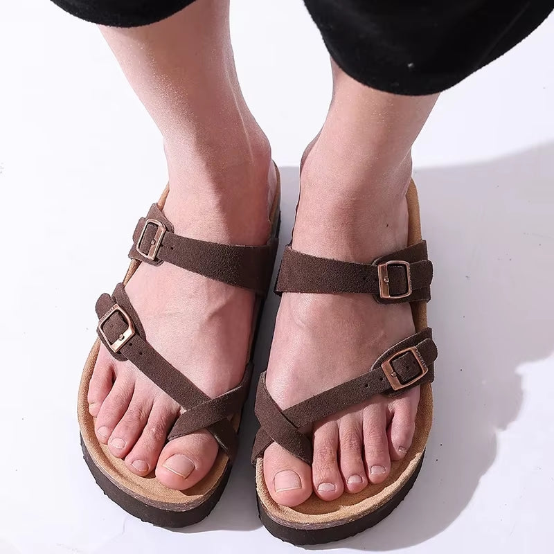 Unisex Outdoor Beach Slides Sandals With Arch Support Men Sandals - Tophatter Daily Deals