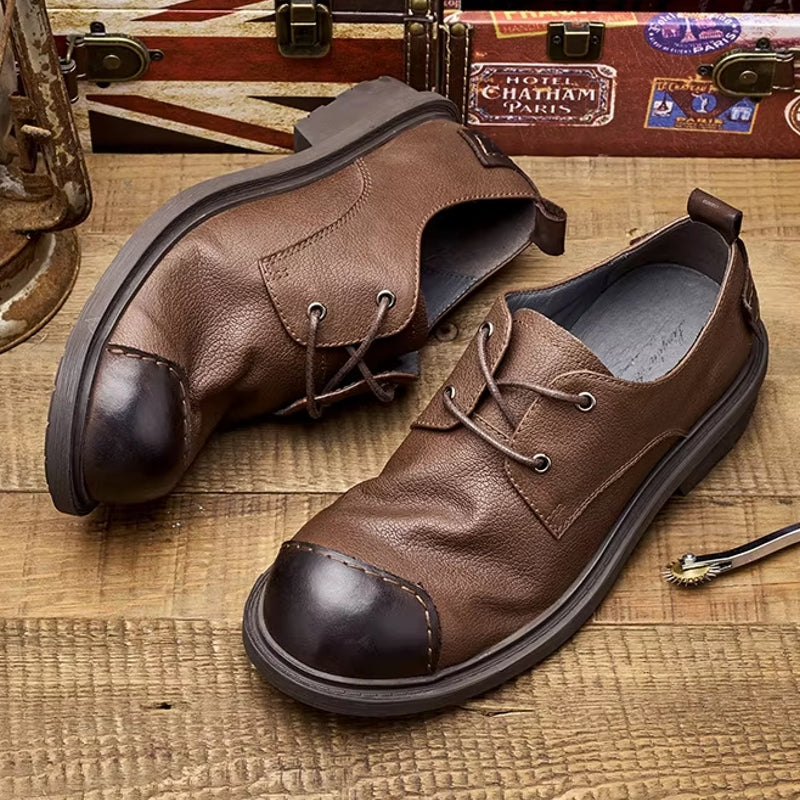 Genuine Cow Leather Men Dress Shoes Men Dresses Shoes - Tophatter Daily Deals