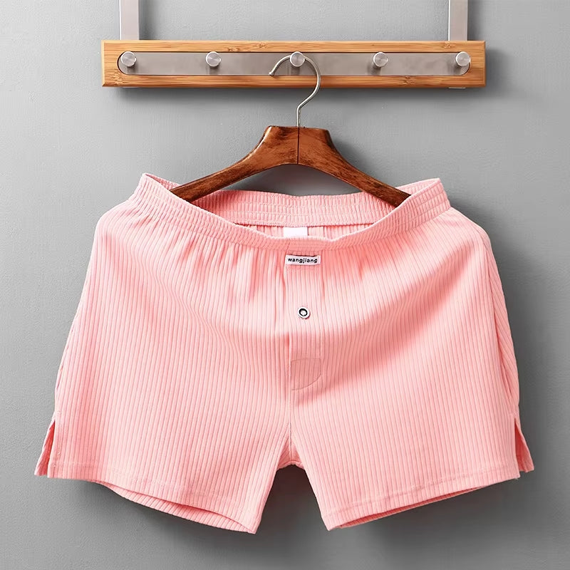 Stretch Cotton Underwear Men Boxer Shorts Pink Men Briefs - Tophatter Daily Deals