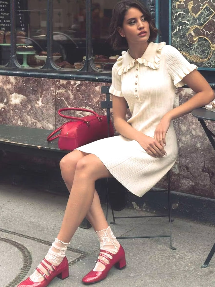 Ruffled Mini Dresses For Women Mini Dresses - Tophatter Daily Deals