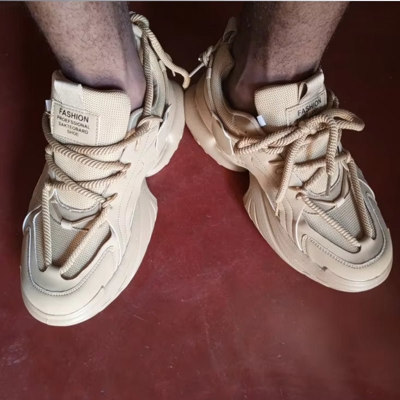 The Rise of Platform Thick Sole Sneakers Men Sneakers - Tophatter Daily Deals