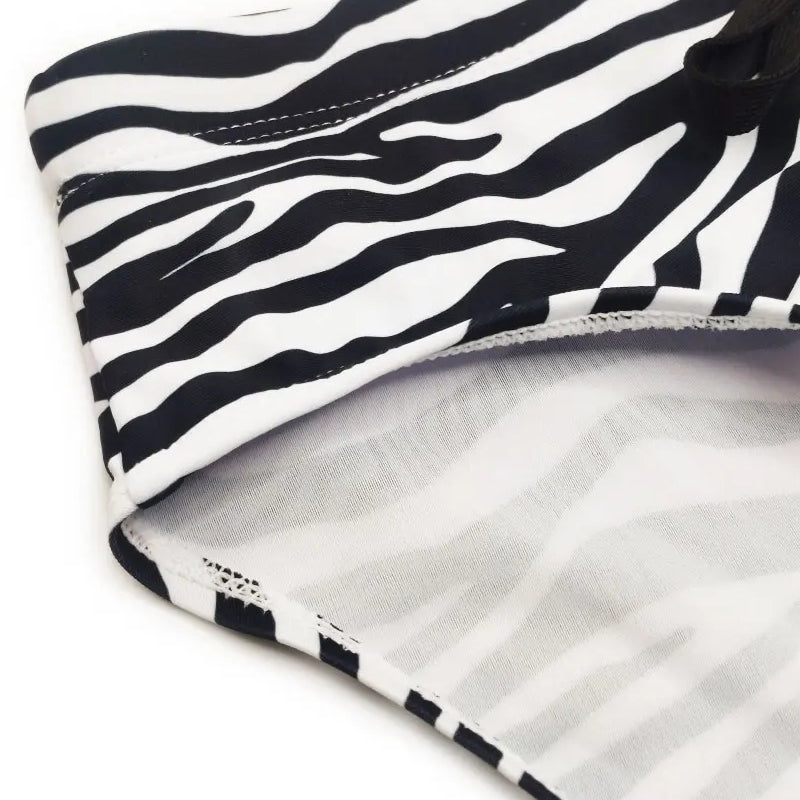 Men's Swim Briefs Zebra Printed Swimwear with Pad gifts Swimsuit - Tophatter Daily Deals
