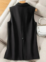 Women's Vest Jacket Sleeveless Blazer Coats & Jackets - Tophatter Daily Deals