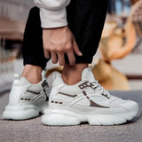 Unisex Men Increase Insole 8cm Sneaker High Heel Sneaker - Tophatter Daily Deals