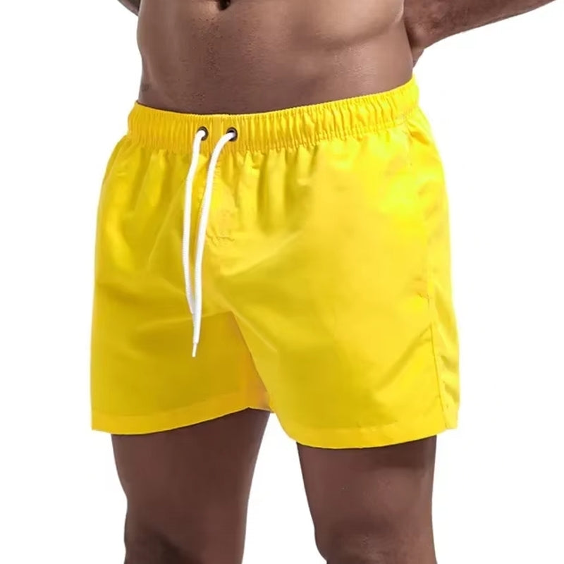 Men Sport Shorts and Swim Trunks Yellow Pants - Tophatter Daily Deals