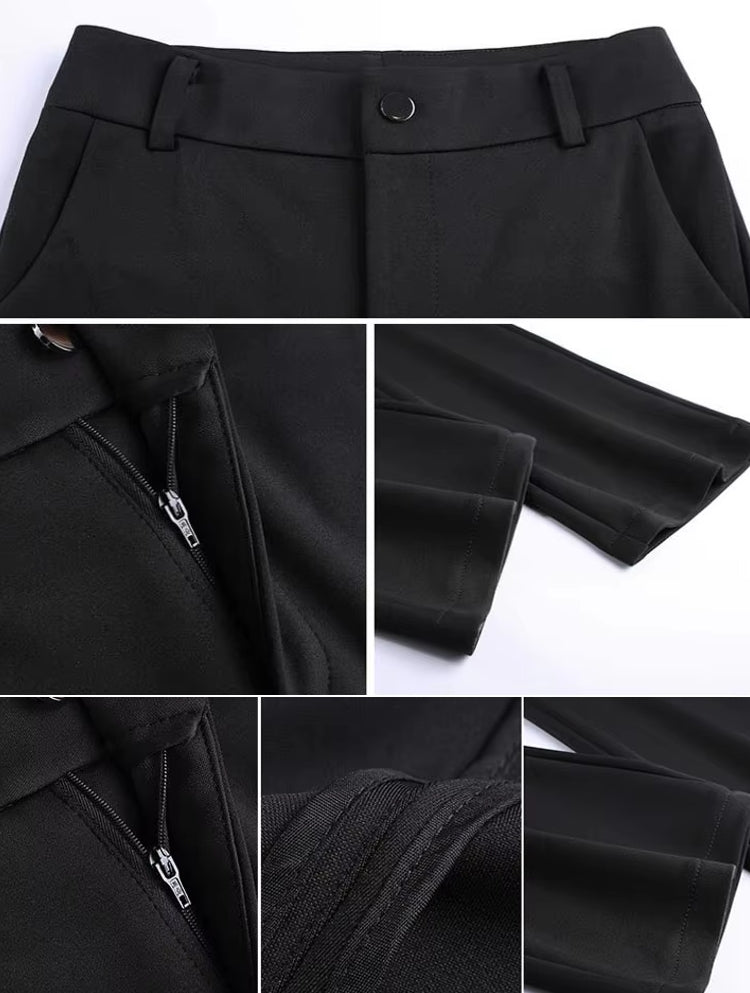 Women Pants Autumn Casual Wide Leg Flared Pants Pants - Tophatter Daily Deals