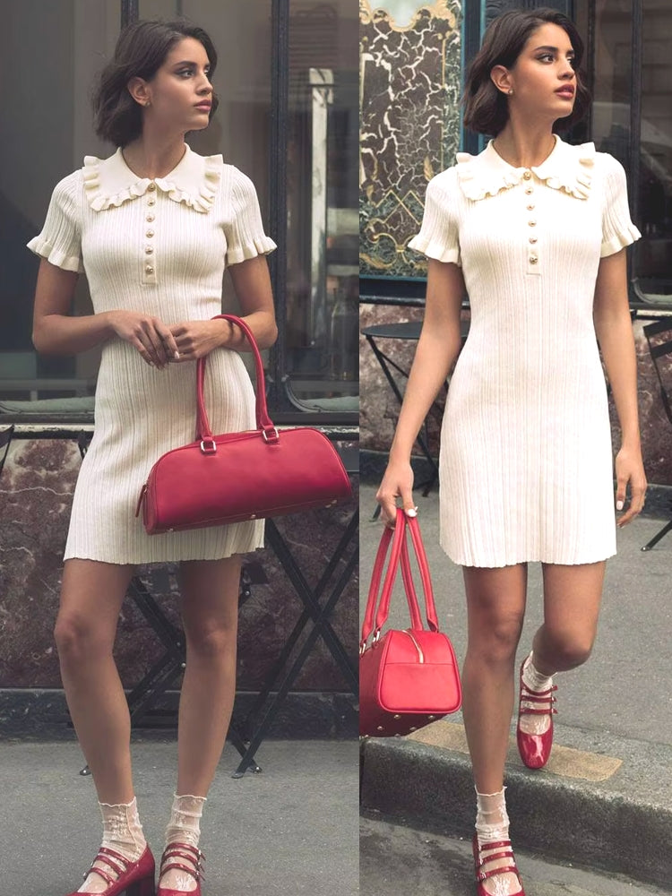 Ruffled Mini Dresses For Women Mini Dresses - Tophatter Daily Deals
