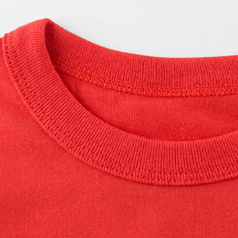 Summer Solid Color Children Cotton T-shirt 2-10Y kids clothing - Tophatter Daily Deals