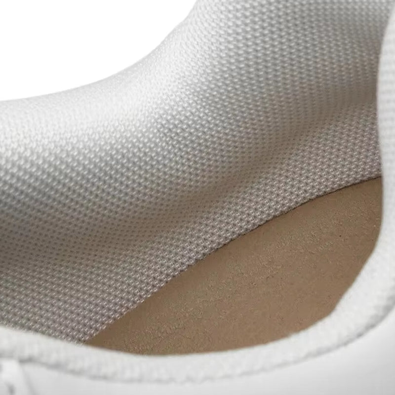 White 6cm Height Increasing Shoes for Unisex High Heel Sneaker - Tophatter Daily Deals
