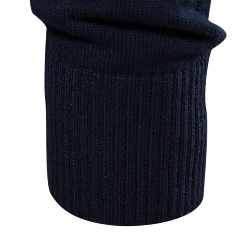 Casual Zipper Mock Neck Sweater for Men Men's Clothing - Tophatter Daily Deals