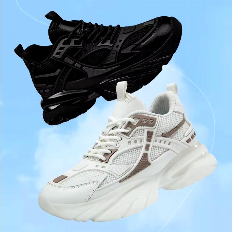 Unisex Men Increase Insole 8cm Sneaker High Heel Sneaker - Tophatter Daily Deals