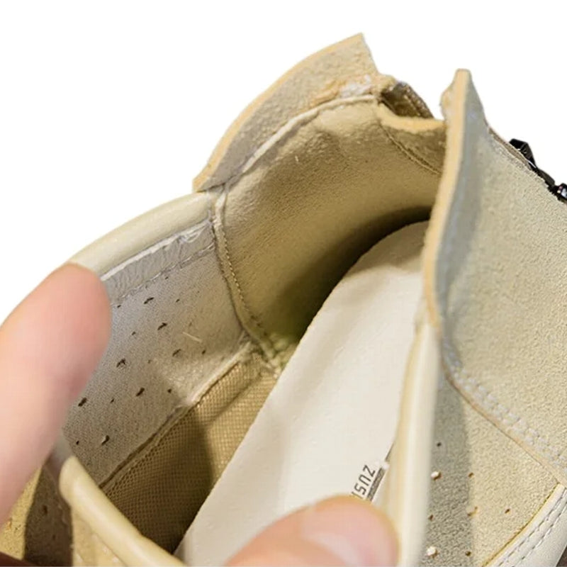 Women Suede Cow Causal Shoes Wedge Flats 6CM Casual Women Shoes - Tophatter Daily Deals