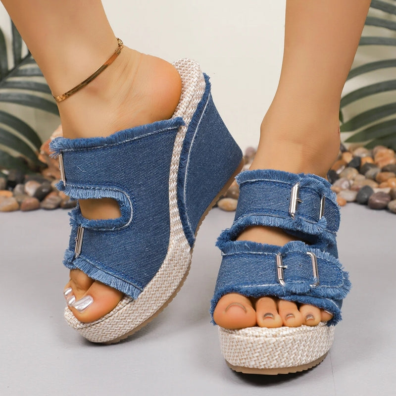 Fashion Platform Sandals Comfortable Anti-slip Designer Sandals Casual Women Shoes - Tophatter Daily Deals