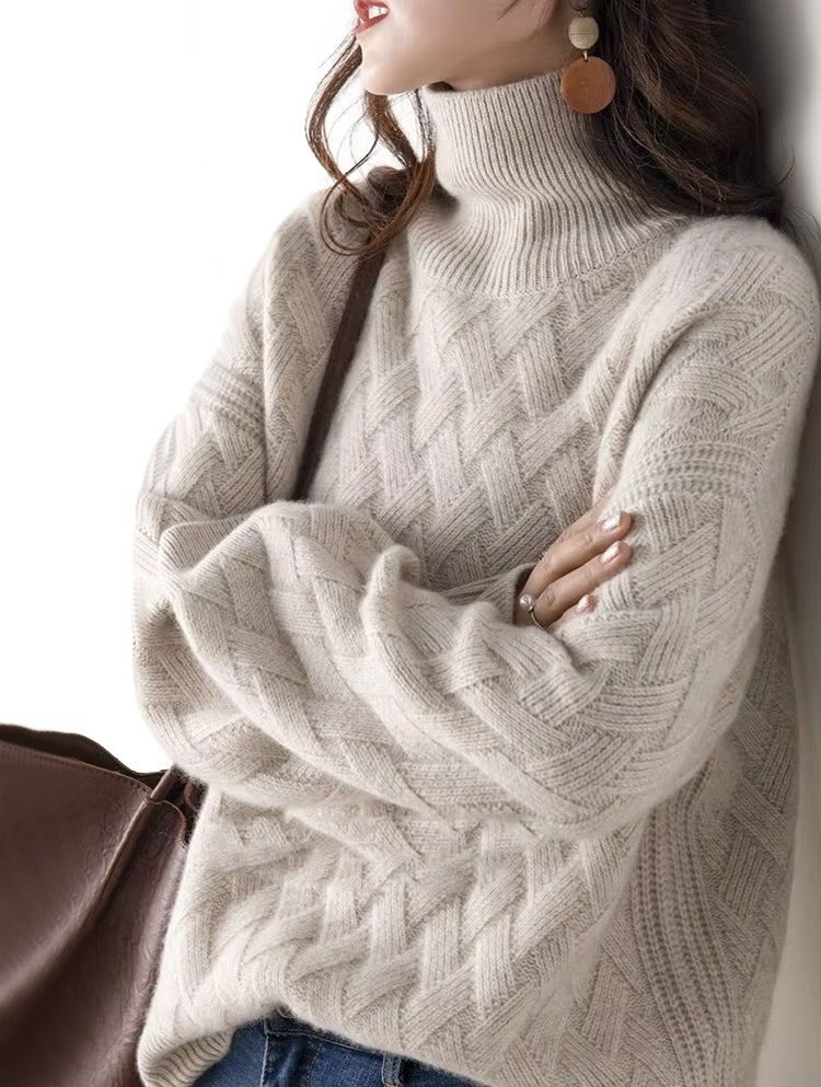 Women Loose Sweater Winter Long Sleeve Blouse Blouses - Tophatter Daily Deals