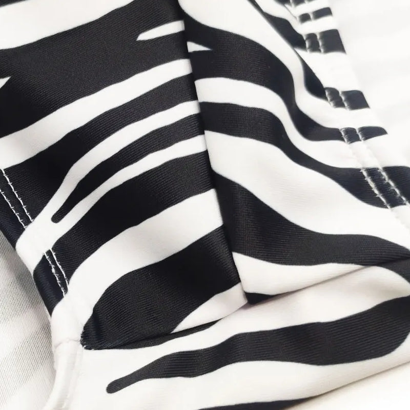 Men's Swim Briefs Zebra Printed Swimwear with Pad gifts Swimsuit - Tophatter Daily Deals