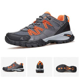 Hiking Shoes For Outdoor Climbing Camping Orange Men Sneakers - Tophatter Daily Deals