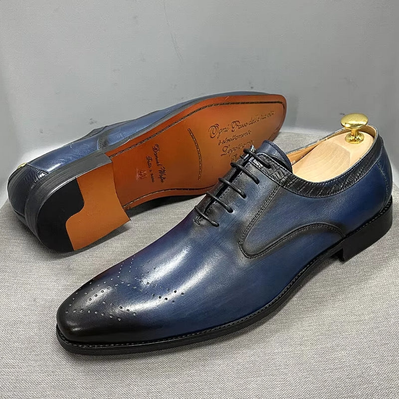 Luxury Cow Genuine Leather Men Shoes Men Shoes - Tophatter Daily Deals