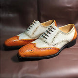 Luxury Leather Crocodile Pattern Oxford Shoes Men Dresses Shoes - Tophatter Daily Deals
