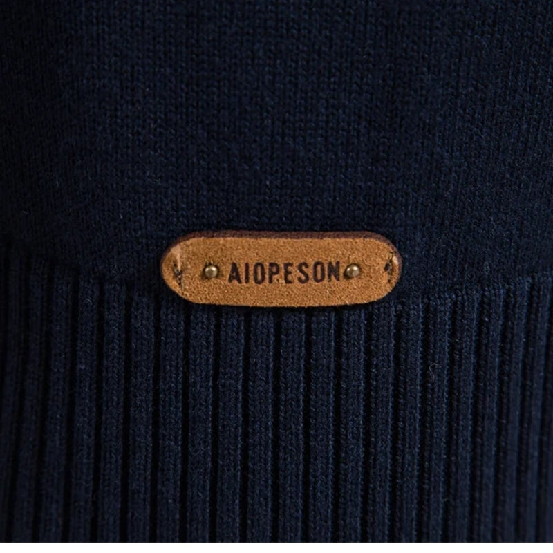 Casual Zipper Mock Neck Sweater for Men Men's Clothing - Tophatter Daily Deals