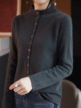 Wool Jacket Knitted Top Sweater Blouses - Tophatter Daily Deals