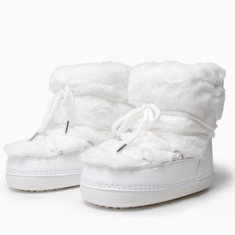 Winter Fur Women Snow Boots Snow Boots - Tophatter Daily Deals
