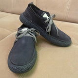 Men Suede Genuine Leather Casual Shoes Gray Men Shoes - Tophatter Daily Deals