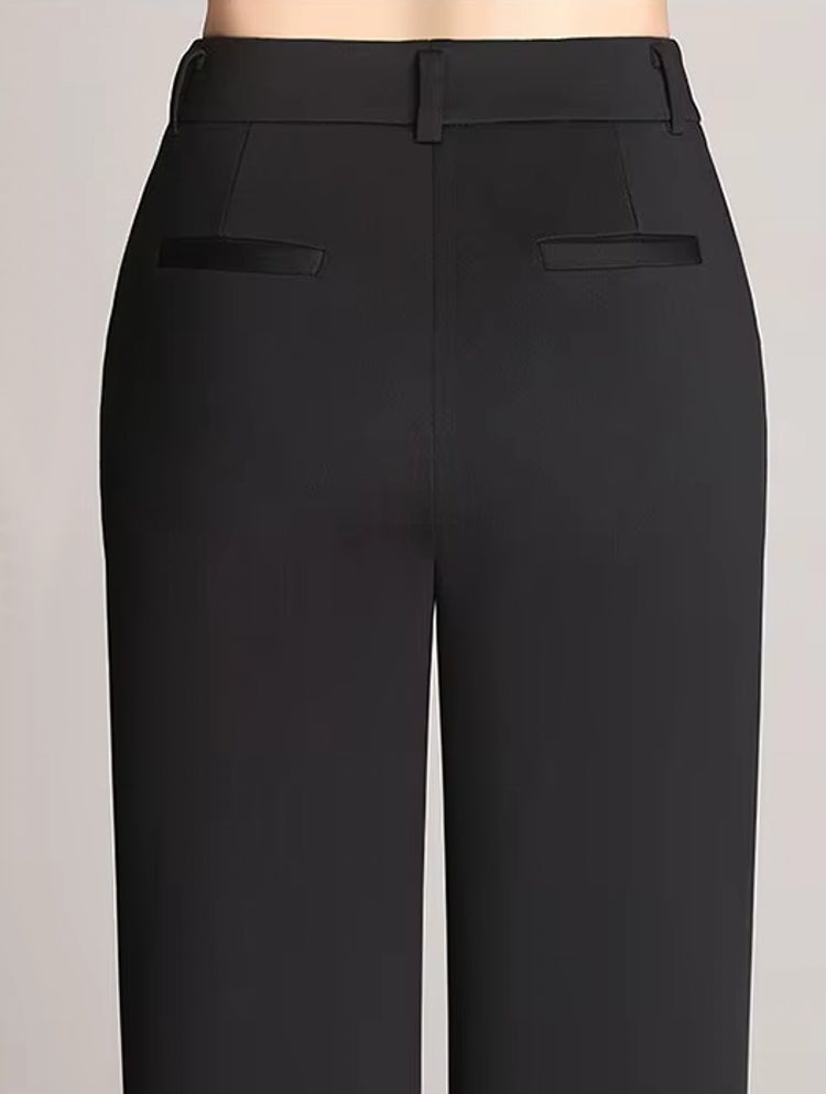 Women Pants Autumn Casual Wide Leg Flared Pants Pants - Tophatter Daily Deals