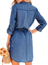 Fashion Women Casual Denim Dress Mini Dresses - Tophatter Daily Deals