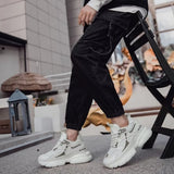 Unisex Men Increase Insole 8cm Sneaker High Heel Sneaker - Tophatter Daily Deals