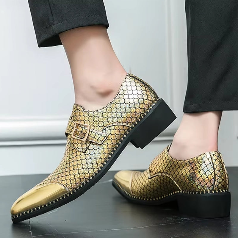 Golden Shoes For Men Men Dresses Shoes - Tophatter Daily Deals