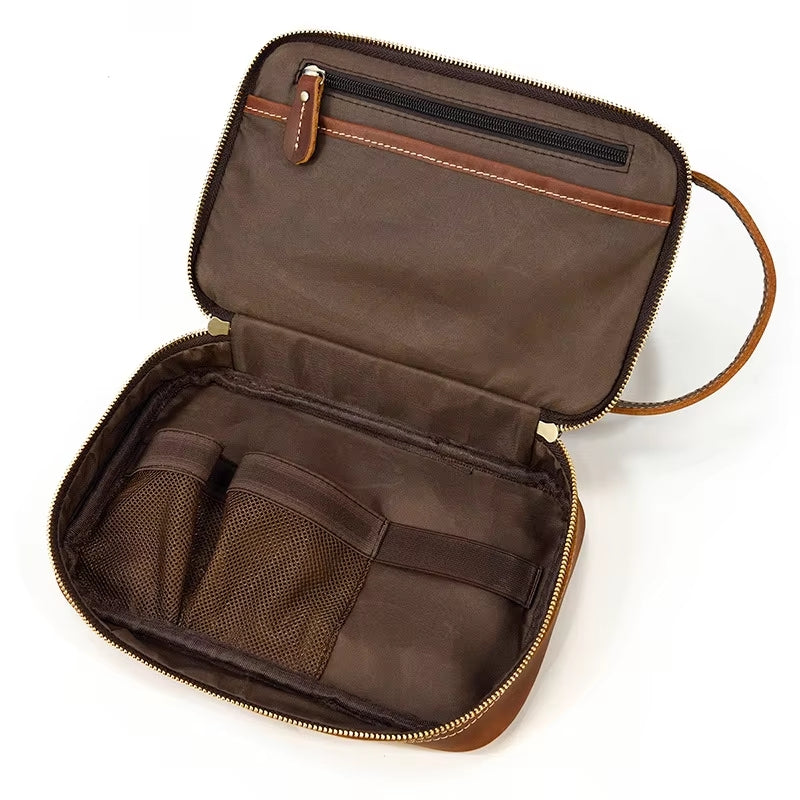 Premium Unisex Genuine Leather Clutch Bag Bag - Tophatter Daily Deals