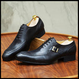Oxford Brogue Shoes Business Formal Occasions Men Dresses Shoes - Tophatter Daily Deals